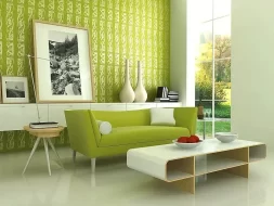 استكشاف درجات اللون الأخضر المتنوعة وتأثيراتها في الديكورات