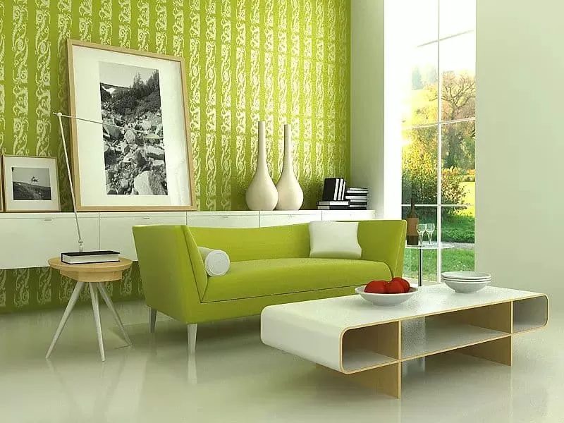 استكشاف درجات اللون الأخضر المتنوعة وتأثيراتها في الديكورات